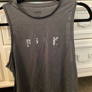 Victoria’s Secret Pink - grey athletic top